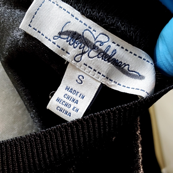 Libby Edelman Black Long Sleeve Top Sz S Nwot - Picture 3 of 8